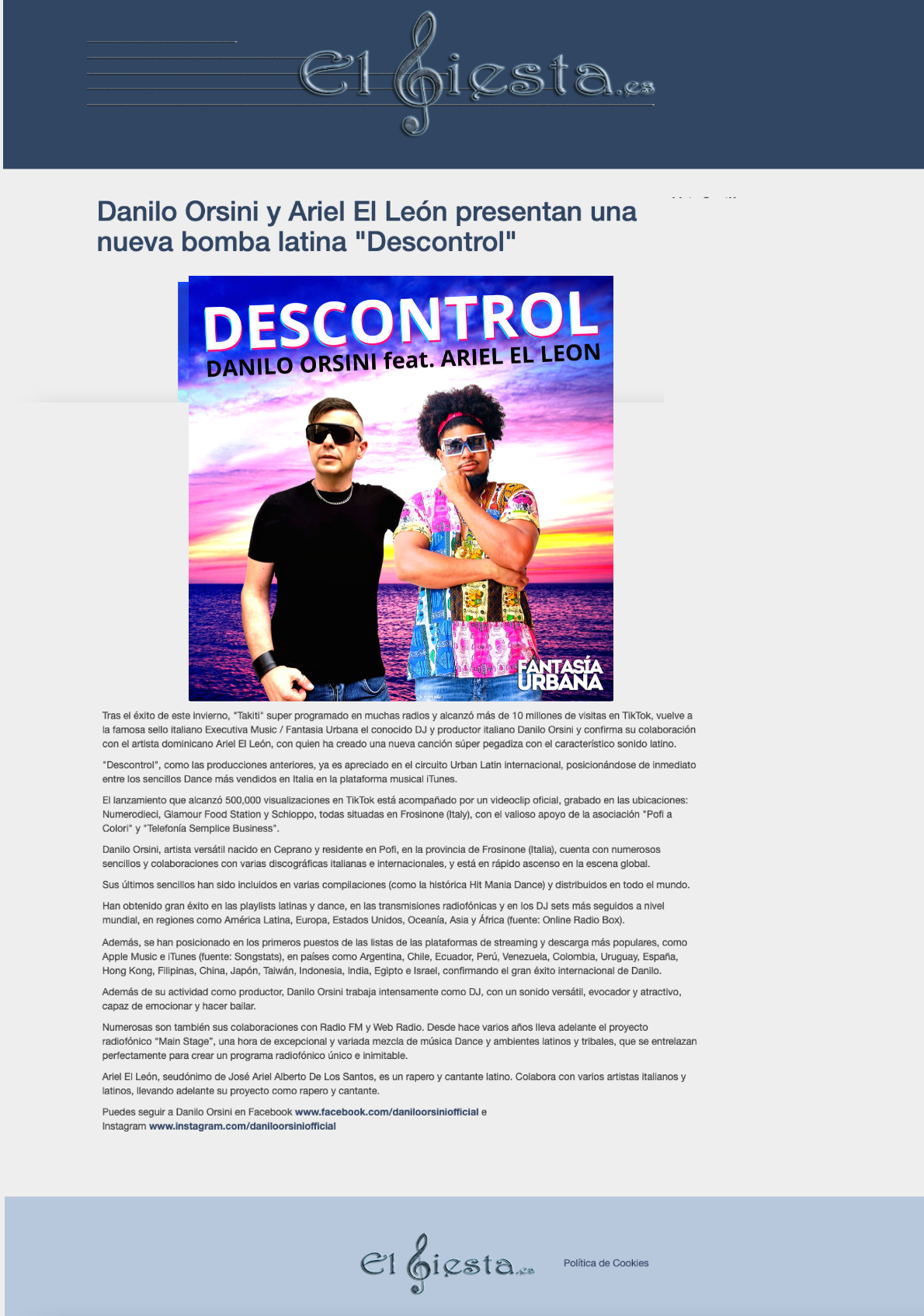 Descontrol @ El Fiesta - Spagna - A4